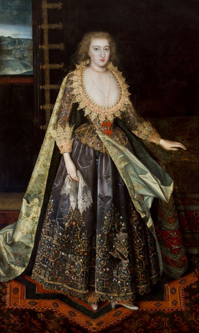 Lady genannt Margaret Stuart, Gräfin von Nottingham, um 1620 von Paul van attr.to Somer